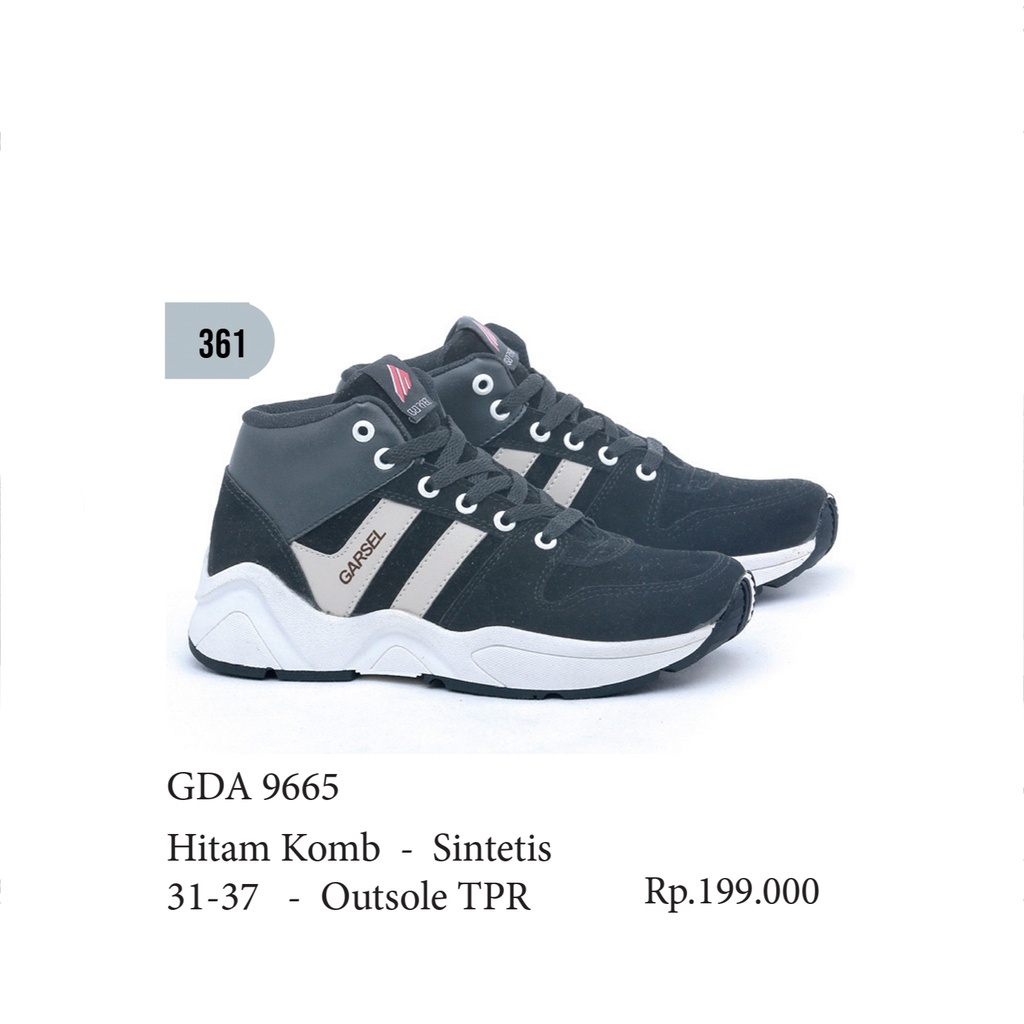 sepatu anak laki laki,sepatu sekolah anak,sepatu casual anak GDA9665