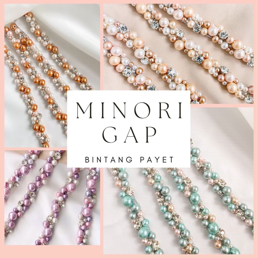 Minori Gap 5 - Renda Mutiara/ Payet Rangkai Mutiara / payet mutiara
