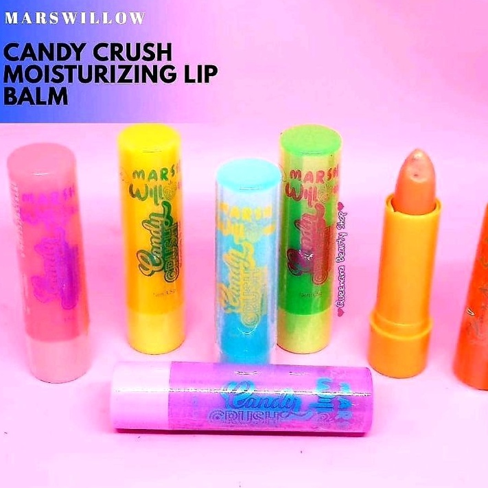 Jual MarshWillow Candy Crush Lip Balm Kiss Bar / Lip Balm Marshmillow