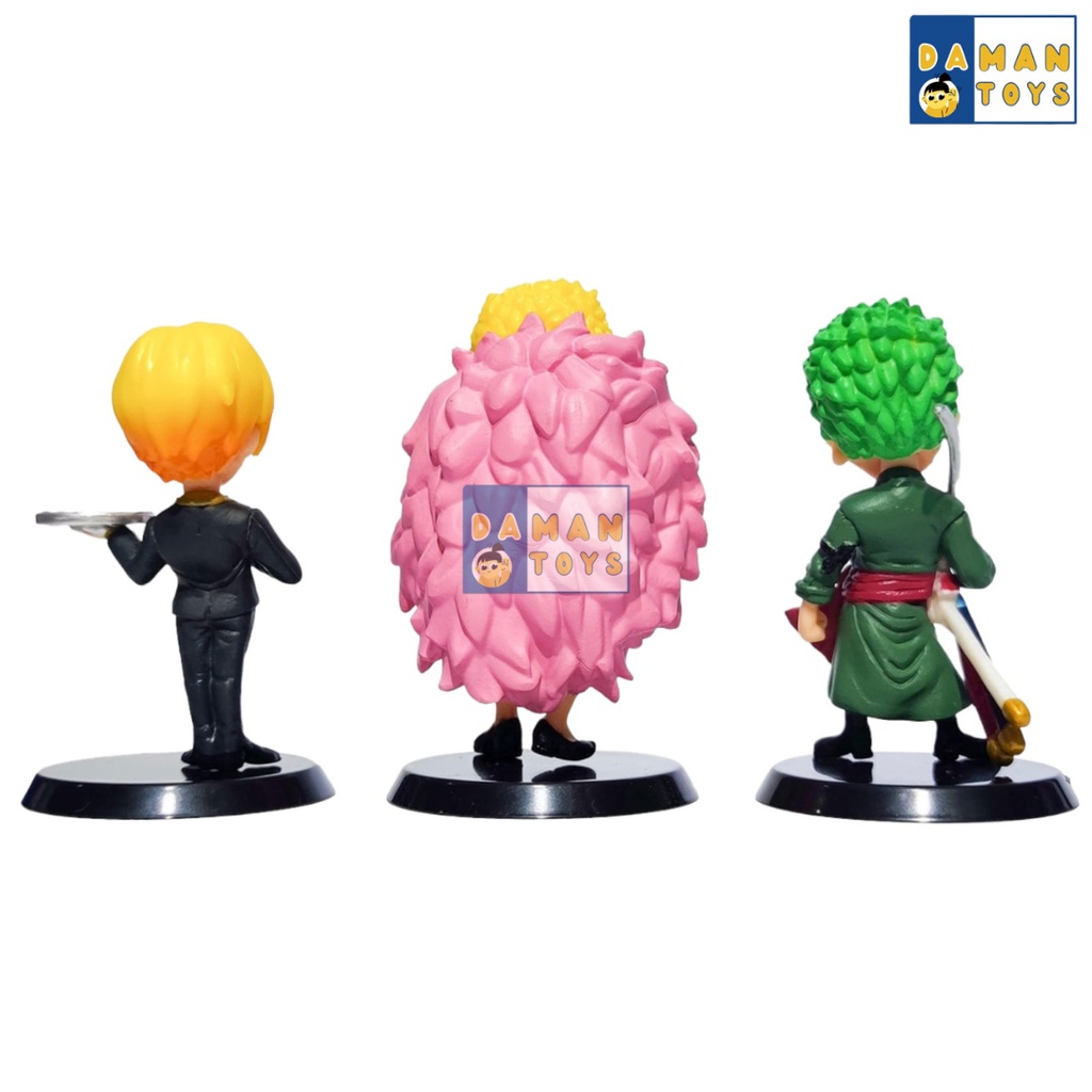 Action Figure Anime Kaido Zoro Killer Sanji D Doflamingo One piece Pajangan koleksi Patung