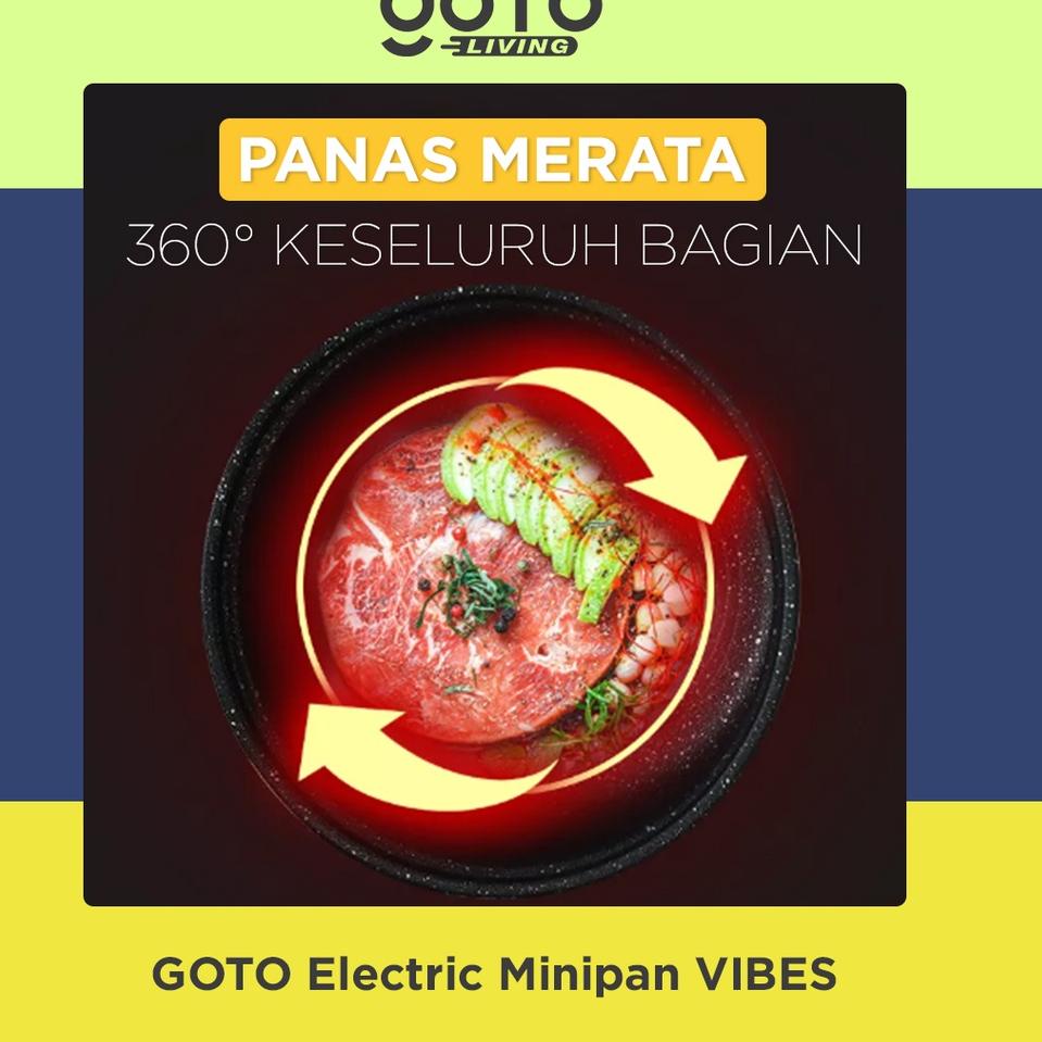 Jual AK Goto Vibes Electric Pan Panci Listrik Elektrik Serbaguna