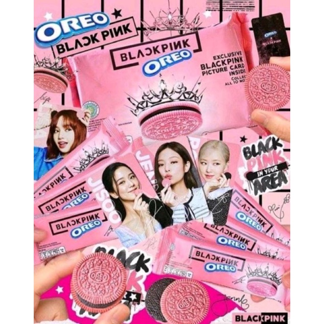 READY VIRAL OREO BLACKPINK ADA FOTO BLACKPINK OREO KOREA SELECTION DI SETIAP KEMASAN KALENG Salted caramel NEW 285 gr DAN 142 GR YG VANILA VARIANT JAJAN KALENG