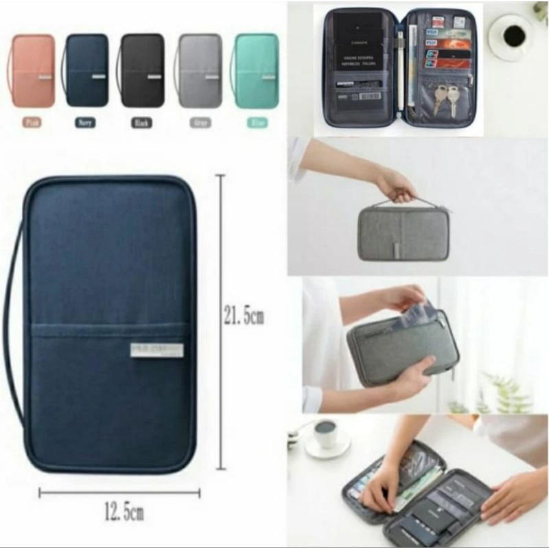 Waterproof Passport Pouch Tas Paspor Credit Card Travel Bag