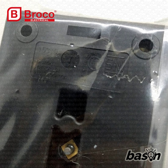 BROCO 15310 NCP 16A 250V SNI - Stop Kontak Outbow 1 Lubang tanpa kabel