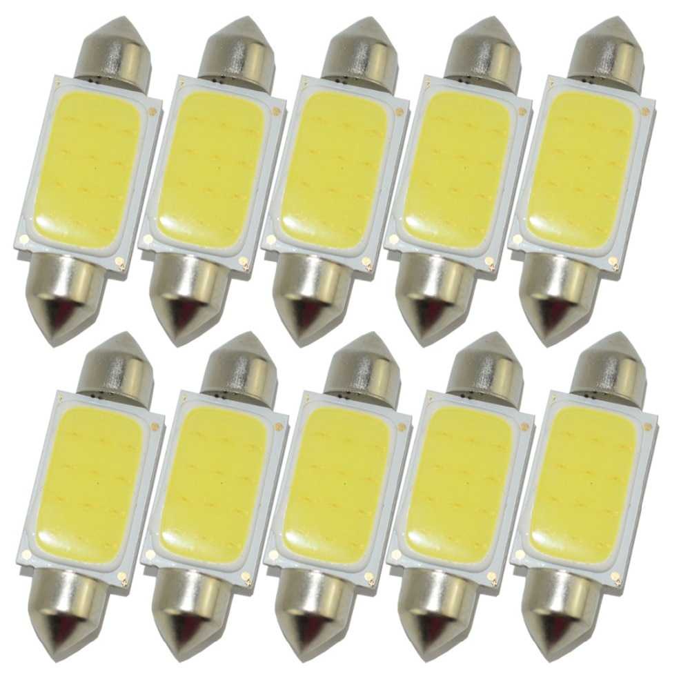 Lampu Interior Mobil LED COB Dome Light c5w BA9S 1PCS