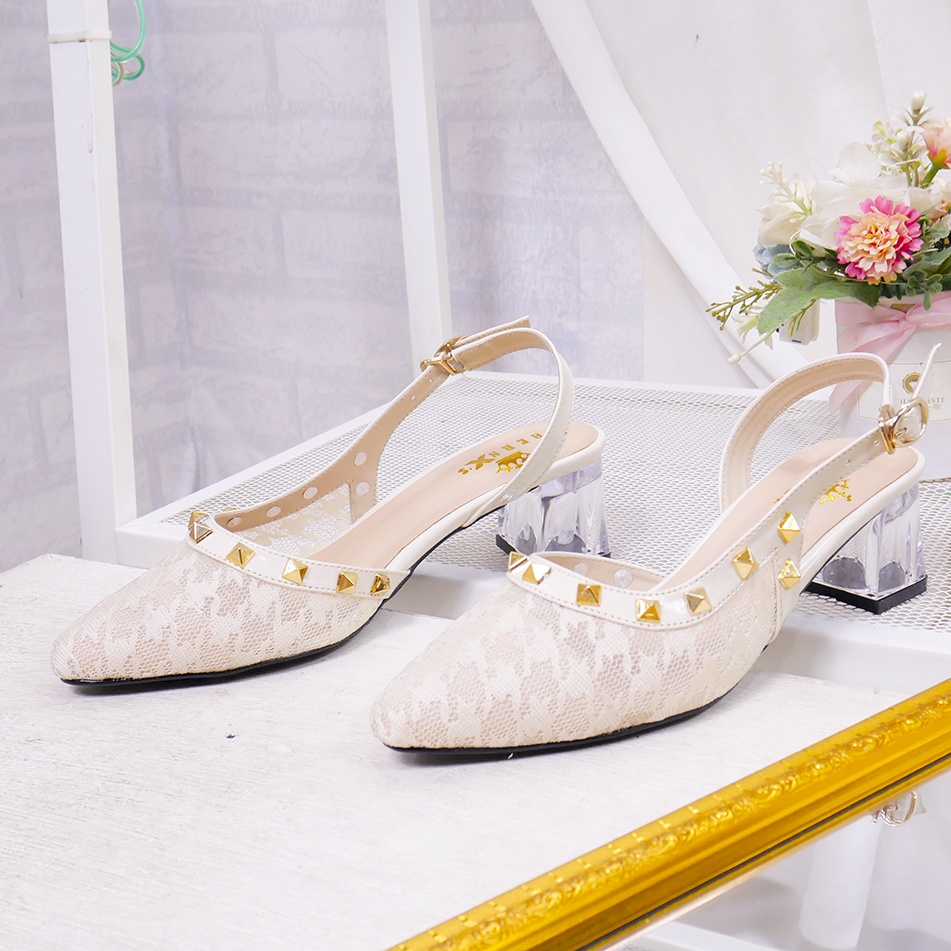 Bernx's Shoes - Sepatu Pesta Wanita Glory Heels Kaca 5 cm