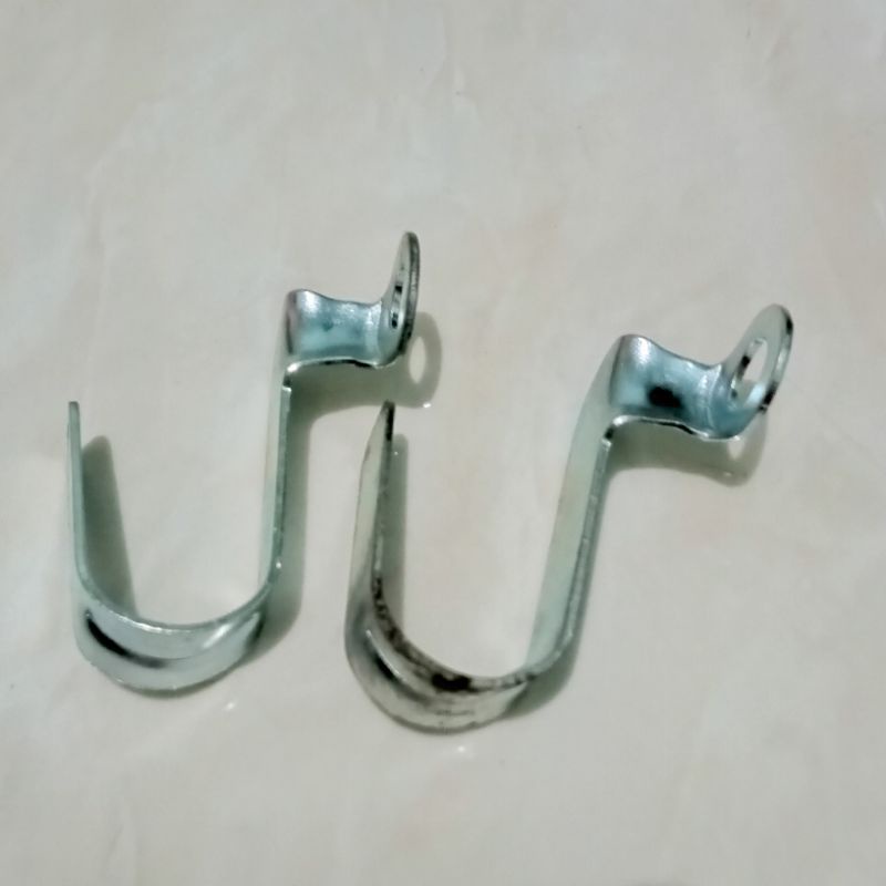 Gantungan barang motor Honda bebek Supra X 125 Supra X 125 helm in 1 pasang plat besi