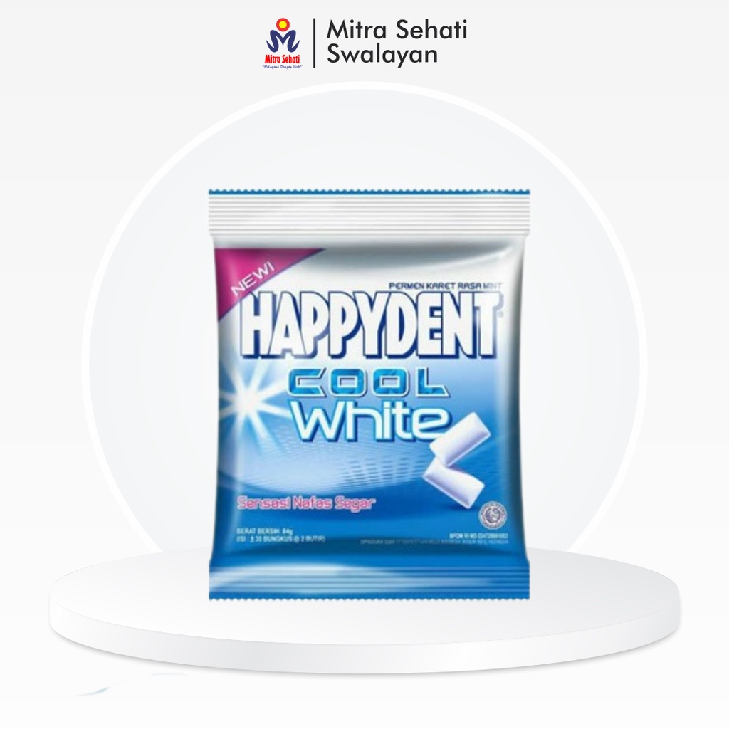 

PERMEN HAPPYDENT COOL WHITE / 1 Sak isi 25pcs & 50pcs - Mitra Sehati Swalayan