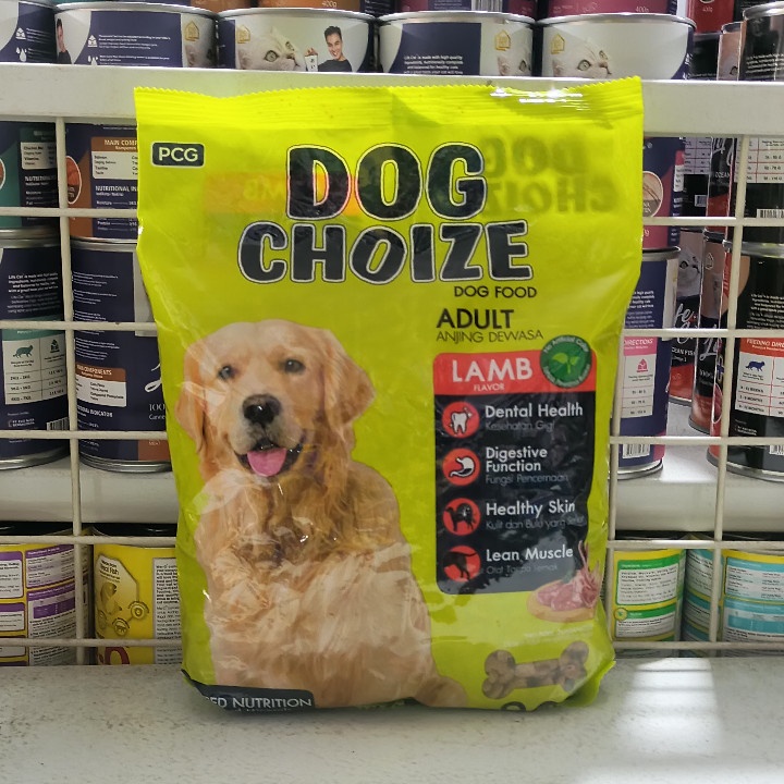 Makanan Anjing Dog Choize Adult Lamb Flavour Kemasan 800G