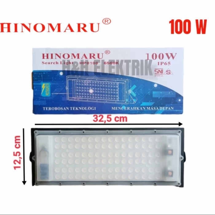 Lampu Tembak / Sorot / Flood Light Hinomaru Led 50Watt