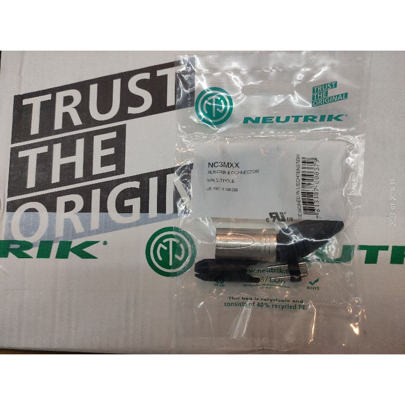 Jack connector Neutrik XLR Male original