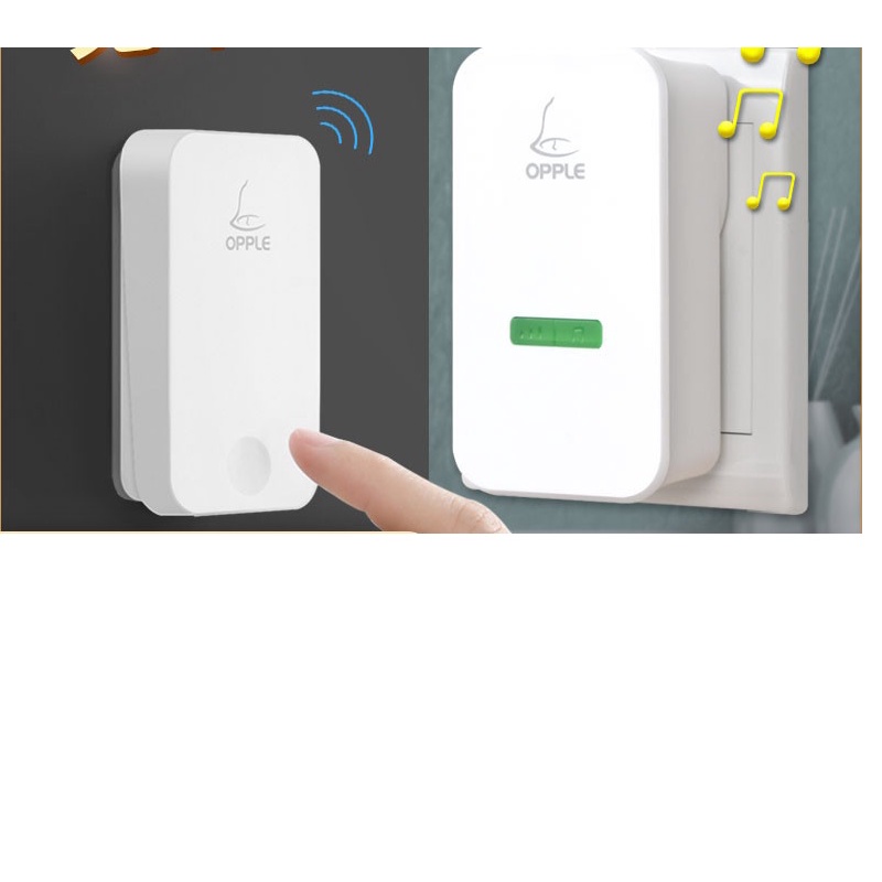 Bel Rumah Wireless bel Pintu Doorbel Bel Opple Tanpa Baterai