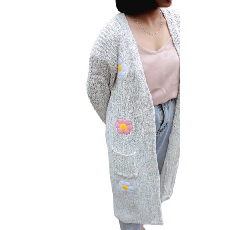 longcardigan.bordir.bunga.baju.premium (3GET TEBAL)