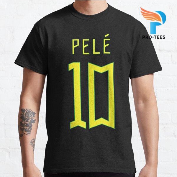 Kaos Baju Pele 10 Brazil The King - Pele Football Legend - Legend 1940 2022 - Pele Football Premium 