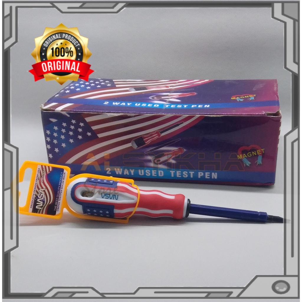 Tespen Listrik Obeng Tespen Bolak Balik + - Taspen 2 Way