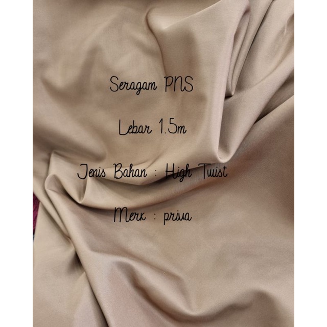 Seragam PNS bahan baju pns