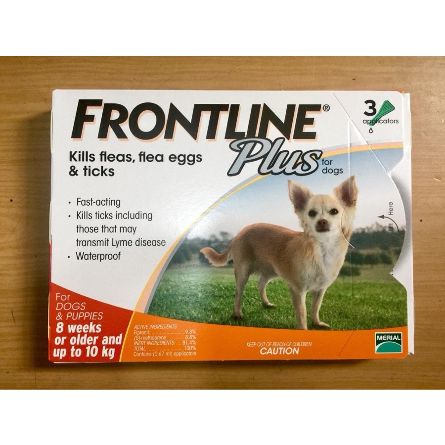 Frontline plus dog pembasmi kutu tetes per pipet