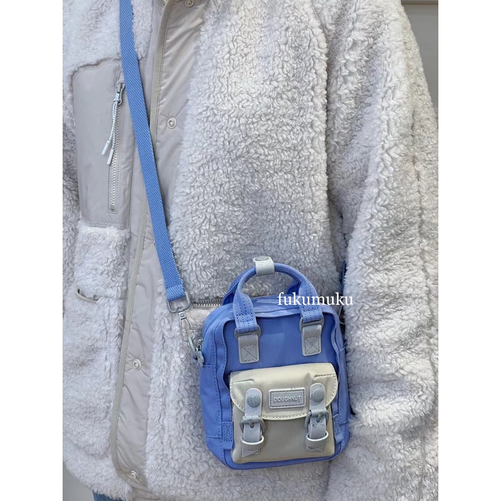 Sling Bag Doughnut Macarron Monet Series Limited / Tas Selempang Doughnut Mini