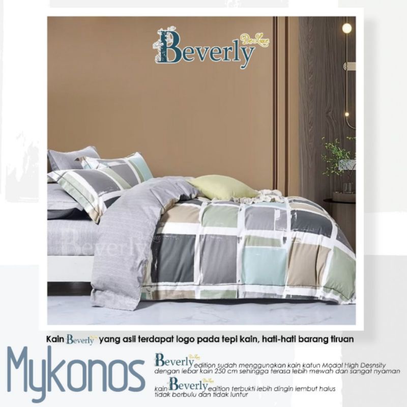 SPREI SET & BEDCOVER BEVERLY MOTIF MYKONOS