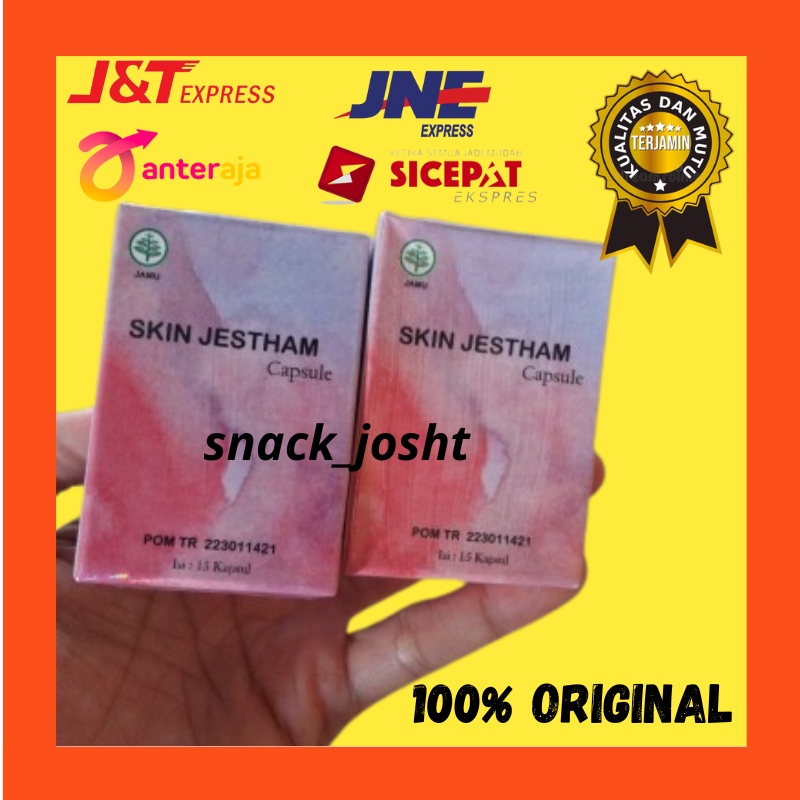 [VIRAL TERLARIS]Kapsul Pemutih Jestham isi 15 kapsul ORIGINAL