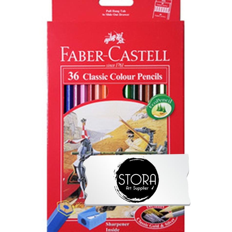 

~ FABER CASTELL CLASSIC COLOUR PENCILS 36 / PENSIL WARNA KLASIK Hot Sale