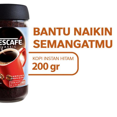 

Termurah[KP8]-NESCAFE Classic Kopi Instan Kopi Hitam 200 gr