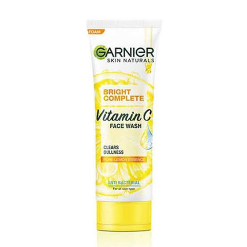 50ml Garnier Bright Complete Vit C Face Wash