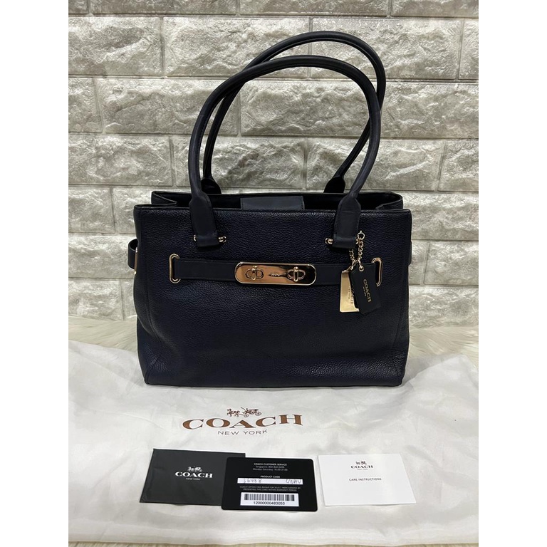 Tas Wanita Authentic Shoulder Bag Coach Swagger Original Branded Preloved