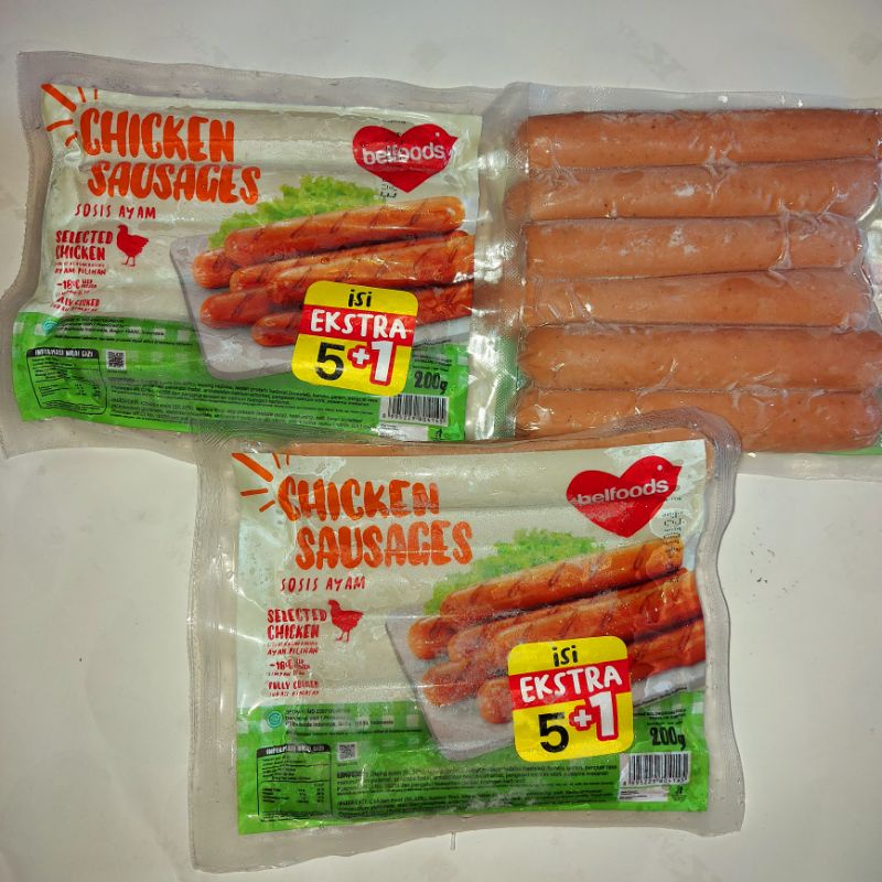 

belfoods chicken sausage sosis ayam 200gr