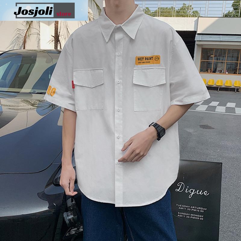 JOSJOLI_STORE/Kemeja Dexter/Atasan Pria Dewasa Lengan Pendek/Allsize