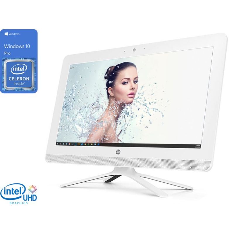 PC AIO HP 20-C413D J4005 CELERON RAM 8GB SSD 256GB 19,5&quot;FHD WIN 10