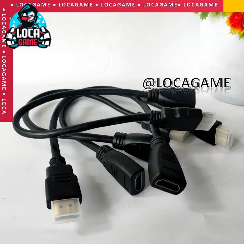 KABEL CABLE HDMI MALE TO FEMALE