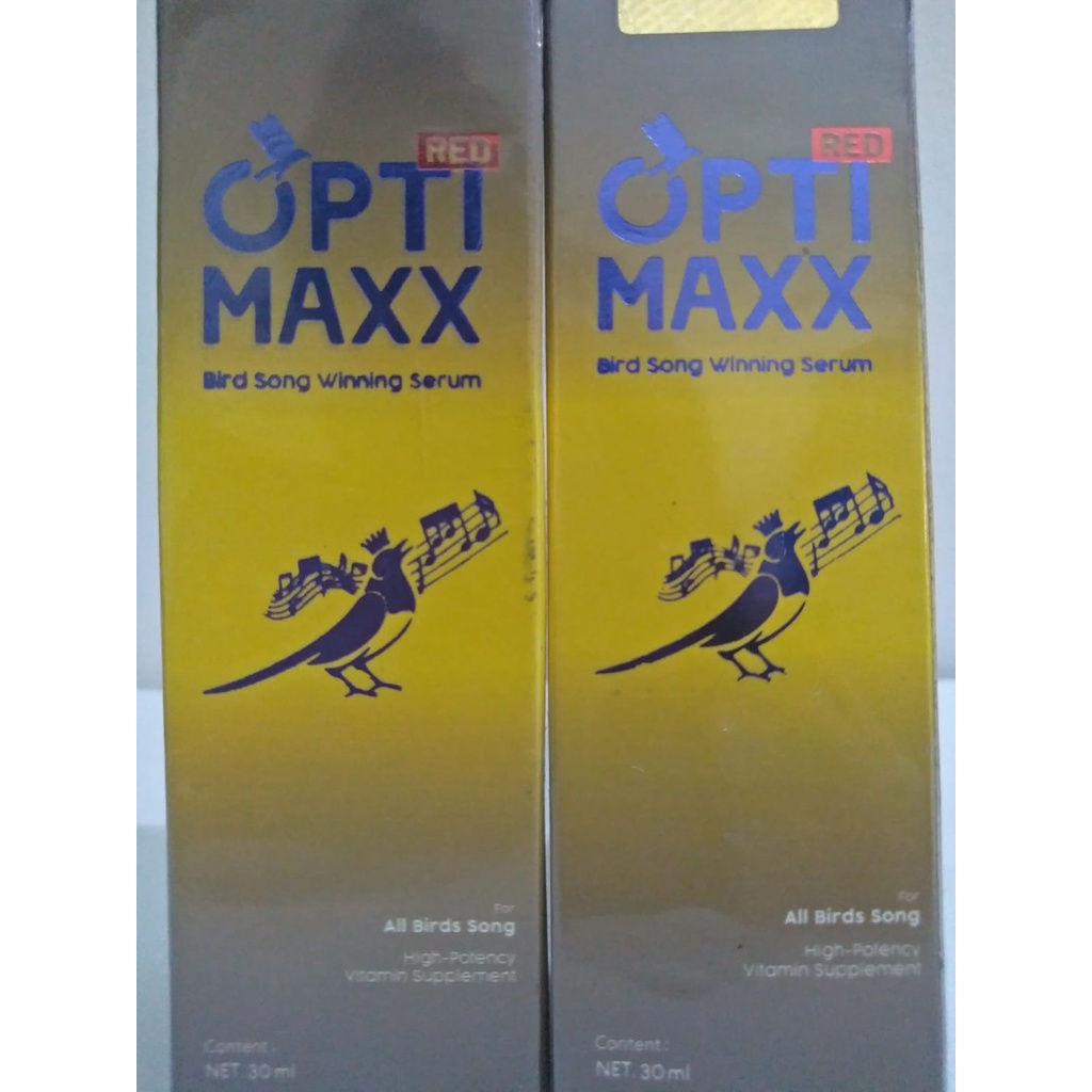 OPTIMAXX RED ORIGINAL VITAMIN PENGGACOR SEKETIKA BURUNG MURAI BATU C IJO KACER ANIS MERAH PLECI LOVE