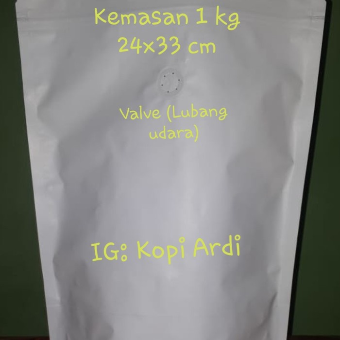 

Terlaris ✨ - Kemasan kopi 1kg dèngan valve 10 pcs - Hitam 2.1.23