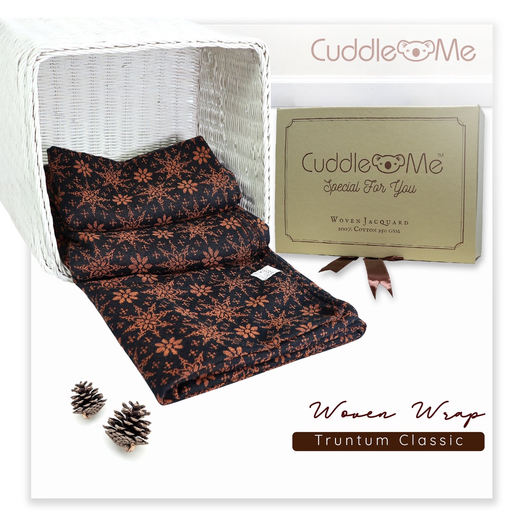 CUDDLEME Woven Wrap Jacquard Baby Wrap Gendongan Bayi Cuddle Me