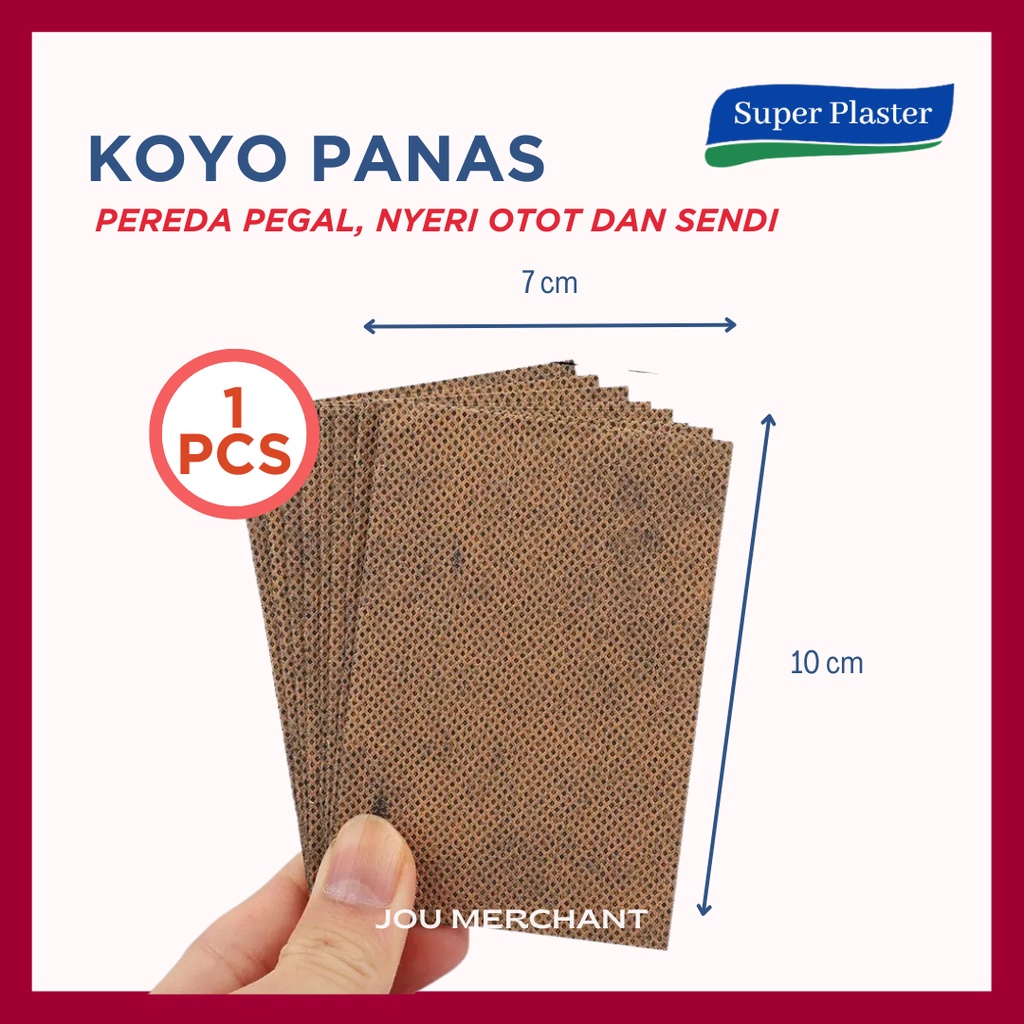 Koyo Panas Satuan Pereda Nyeri dan Pegal Tubuh dan Badan