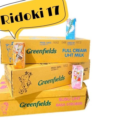 

♪ Susu UHT Greenfields 125ml Full Cream Strawberry Chocomalt karton dus isi 40 pcs ❈