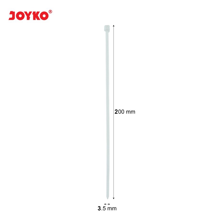 Nylon Cable Tie Kabel Ties Pengikat Nilon Joyko CBT-11 3.5 mm x 200 mm
