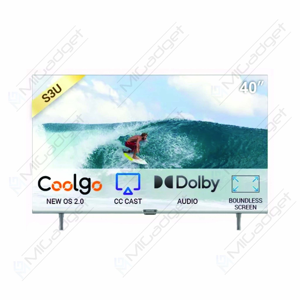 Coocaa 40S3U Smart TV Digital 40 Inch Coolita OS YouTube Dolby Audio