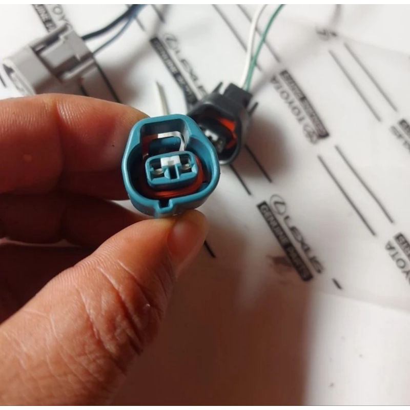 socket sensor actuator Turbo diesel mobil toyota hilux fortuner innova kabel 2 atau 2 pin original h