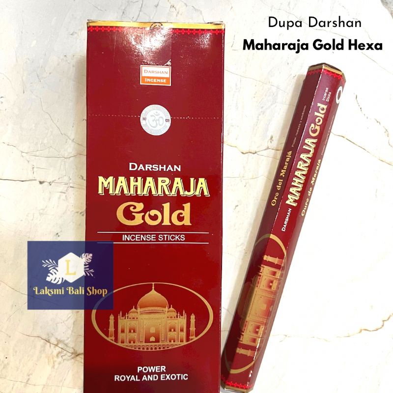 Dupa Hio India Aromaterapi Darshan Maharaja Gold Hexa