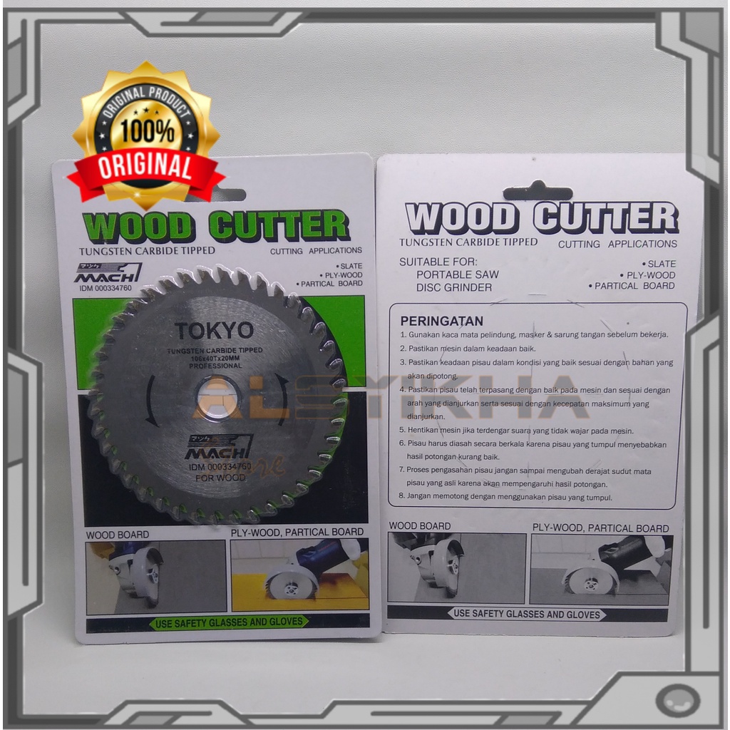 Mata Potong Circle 4'' x 40 T / Circular Saw Blade 4'' x 40 T murah / Mata Potong Kayu 4'' x 40T