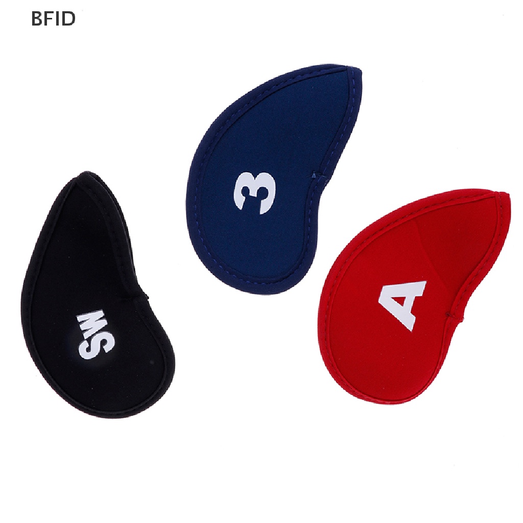 [BFID] 10 Pcs Neoprene Golf Club Putter Penutup Kepala Wedge Besi Pelindung Penutup Kepala Set  [ID] Baju Kaos Distro Pria Wanita Lengan Panjang [ID]