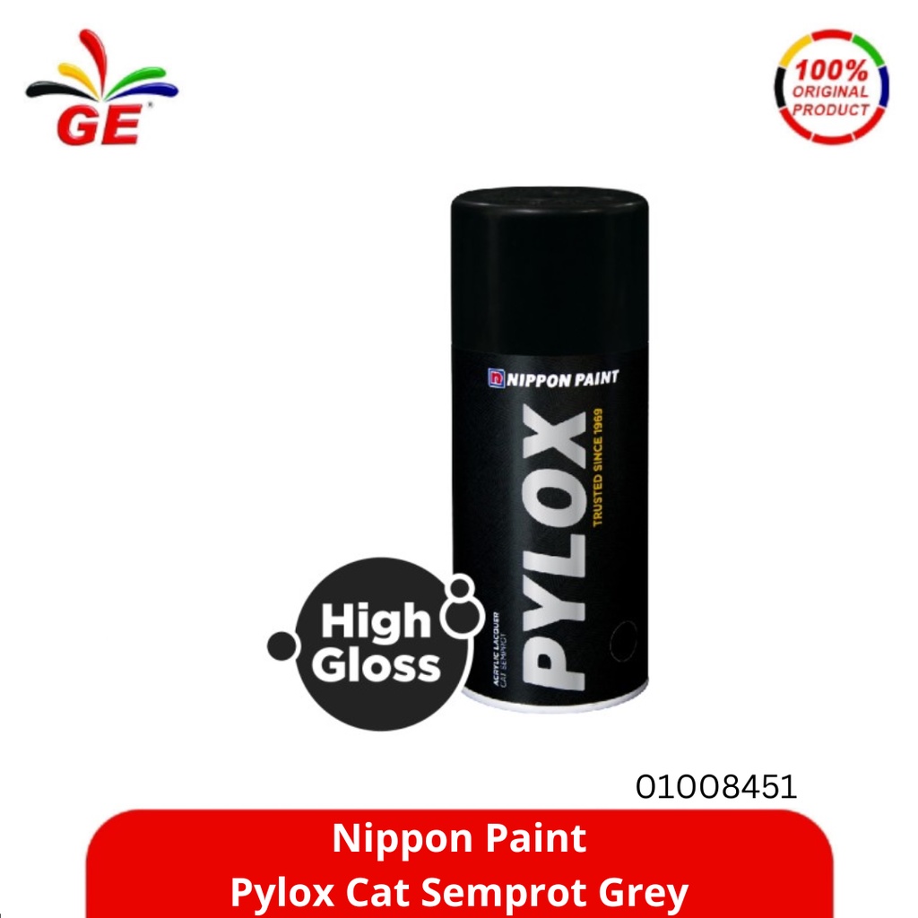 Nippon Paint - Pylox Cat Semprot Grey 01008451