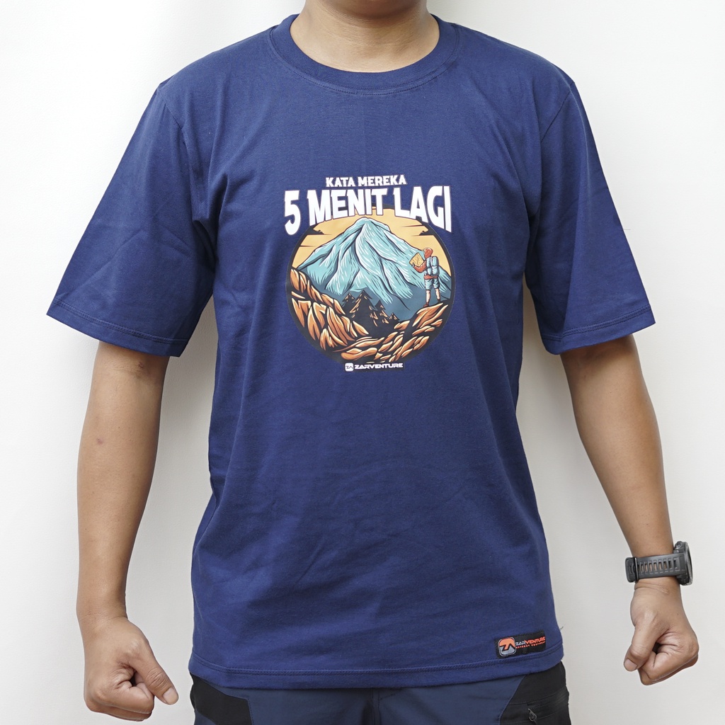 kaos tshirt tema adventure hiking zarventure 1018