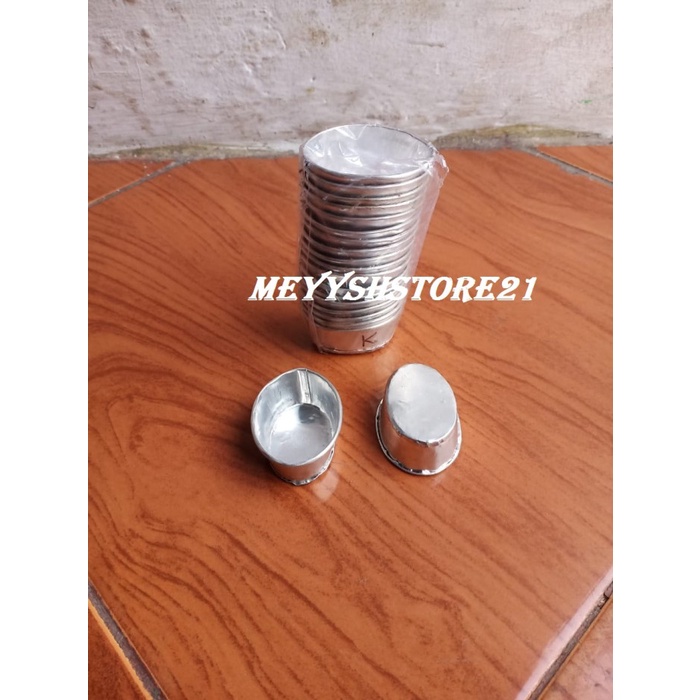 :>:>:>:>] 20 pcs loyang kue cetakan bika ambon /bak oval mini/loyang oval K