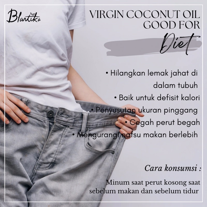 Virgin Coconut Oil VCO 100 ml - minyak kelapa murni 100% - Blantika -minyak VCO PREMIUM - EVCO ORIGINAL - Cold Pressed - VCO ORIGINAL  - VCO COLD PRESSED - VIRGIN COCONUT OIL ORGINAL - VCO MURNI