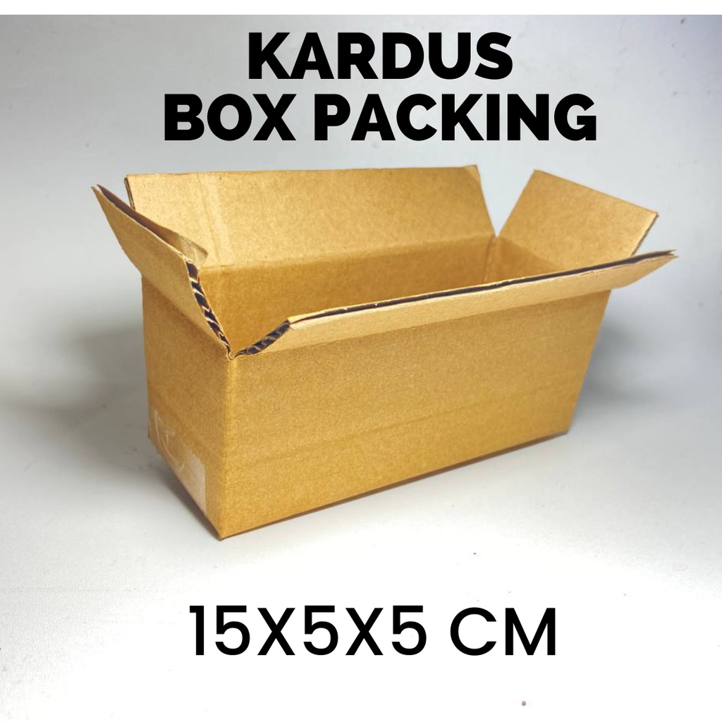 

Kardus Packing 15X5X5 Box Ukuran Kecil Polos