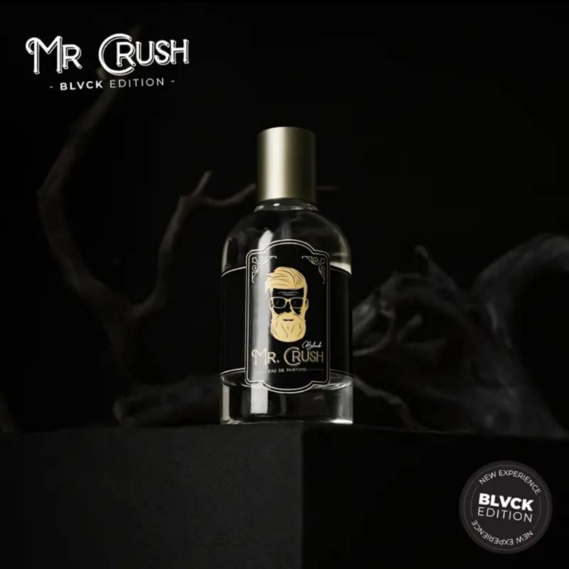 Parfum MR CRUSH Parfum Pemikat wanita Parfum pria tahan lama Parfum HRNY Parfum Staycation-MR CRUSH BLACK