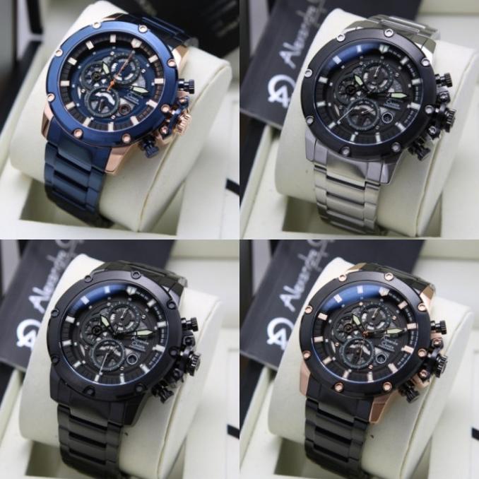 JAM TANGAN PRIA ALEXANDRE CHRISTIE AC 6564 / AC6564 RANTAI ORIGINAL